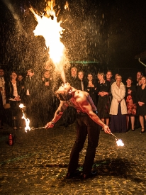 Feuershow für Hochzeiten